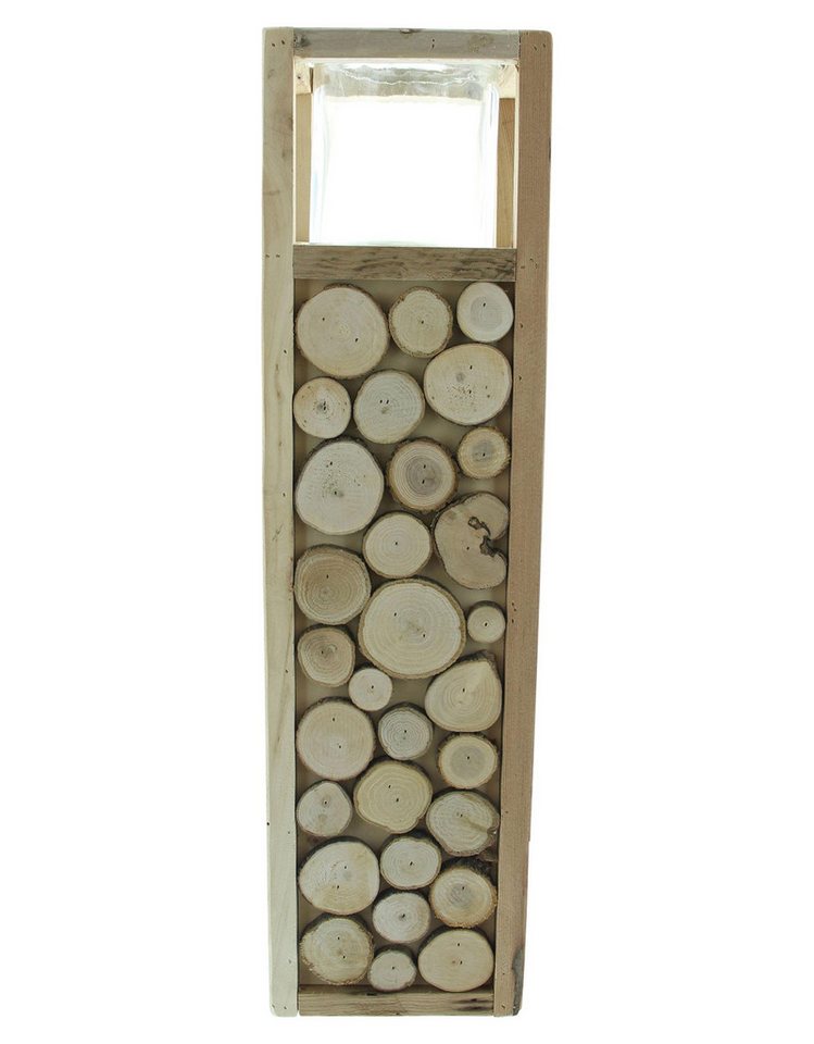 Frank Flechtwaren Windlicht Holz Windlichtsäule Holzscheiben 58cm – Bodenwindlicht Frank Flechtwaren Windlicht Holz Windlichtsäule Holzscheiben 58cm – Bodenwindlicht von Frank Flechtwaren