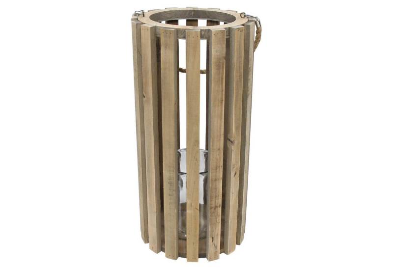 Frank Flechtwaren Windlicht Laterne Recycelt recyceltes Holz Windlichtglas von Frank Flechtwaren