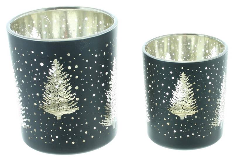 Frank Flechtwaren Windlicht Windlicht "Tannenwald", 2er Set von Frank Flechtwaren