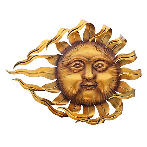 Metallhänger "Flammende Sonne", groß von Frank Flechtwaren