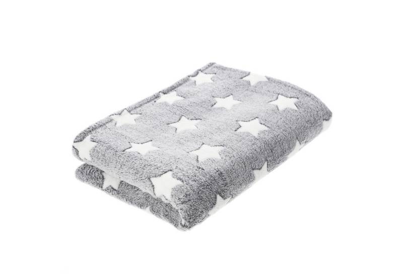 Wohndecke, Frank Flechtwaren, Kuscheldecke White-Stars von Frank Flechtwaren