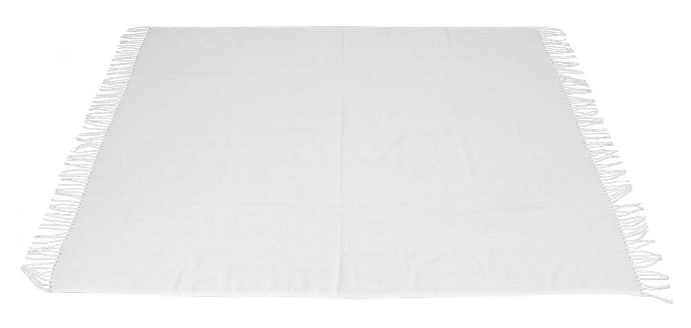 Wohndecke Kuscheldecke "Brilliant White", Frank Flechtwaren von Frank Flechtwaren