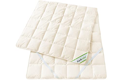 franknatur Matratzenauflage Lyocell Tencel Unterbett Baumwolle KBA Auflage 100x200 von franknatur