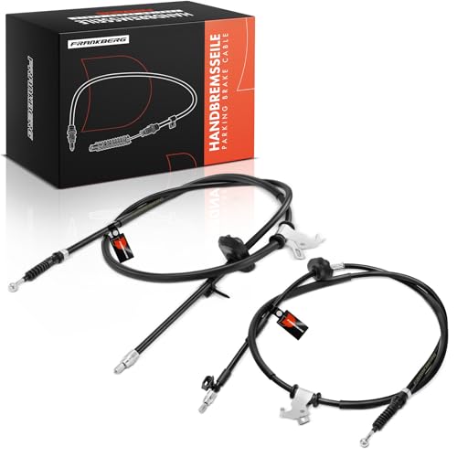 Frankberg 2x Handbremsseile Hinten Links Rechts Kompatibel mit Cruze J300 Schrägheck J305 Astra J P10 CaR.A.Van GTC Kasten/Kombi Schrägheck Replace# 13367627 von Frankberg