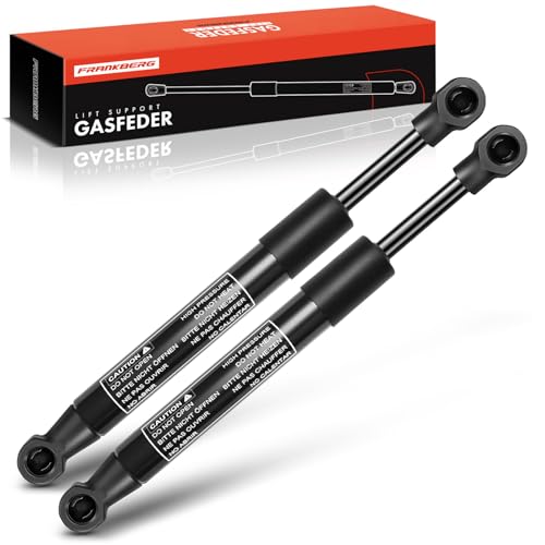 Frankberg 2x Universal Gasfeder Gasdruckdämpfer Gasdruckfeder Dämpfer 200N 215MM 48MM Schwarz von Frankberg