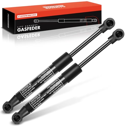 Frankberg 2x Universal Gasfeder Gasdruckdämpfer Gasdruckfeder Dämpfer 300N 285MM 100MM Schwarz von Frankberg
