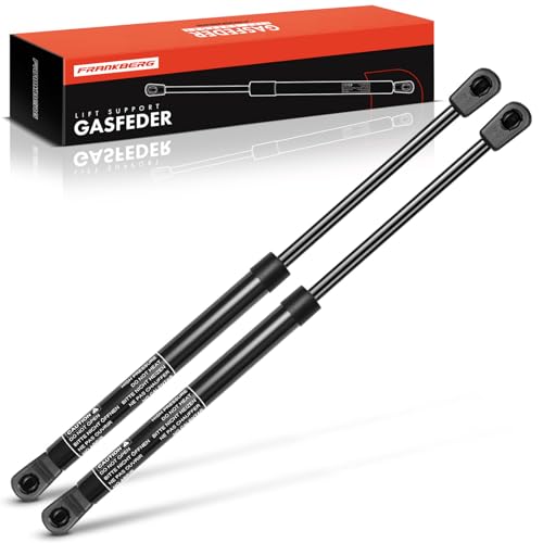 Frankberg 2x Universal Gasfeder Gasdruckdämpfer Gasdruckfeder Dämpfer 500MM 210MM 350N Schwarz von Frankberg