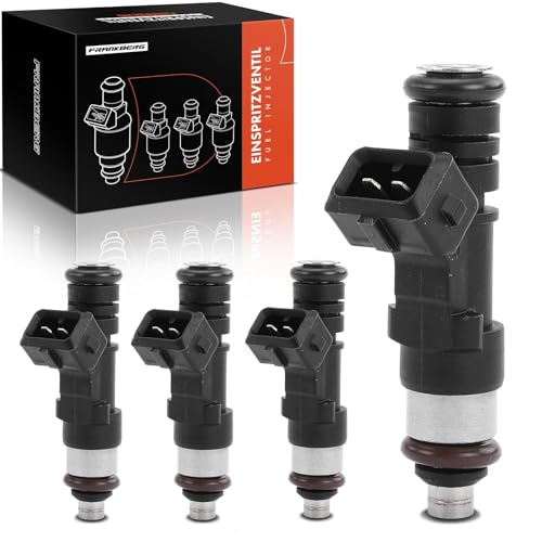 Frankberg 4x Einspritzventil Einspritzdüse Injektor Kompatibel mit B-Max JK 1.4L 1.6L 2012-2018 Focus III 1.6L 2011-Heute Fiesta VI Van 1.3L 2009-2017 Replace# 0280158207 von Frankberg
