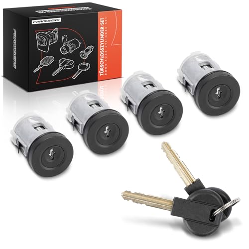 Frankberg 4x Schließzylinder Türschloss Vorne Hinten Kompatibel mit Jumpy Pritsche/Fahrgestell BU BV BW BX Expert 224 Ulysse 220 Scudo Kasten 220 Replace# 9926Q7 von Frankberg