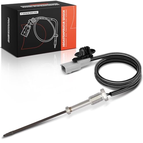 Frankberg Abgastemperatur Sensor 2-Polig Kompatibel mit Citan Kasten/MPV W415 108-111 CDI C-Klasse W205 C180 BlueTEC/d C200 BlueTEC/d CLA Coupe C117 CLA 180 Replace# A6269050500 von Frankberg