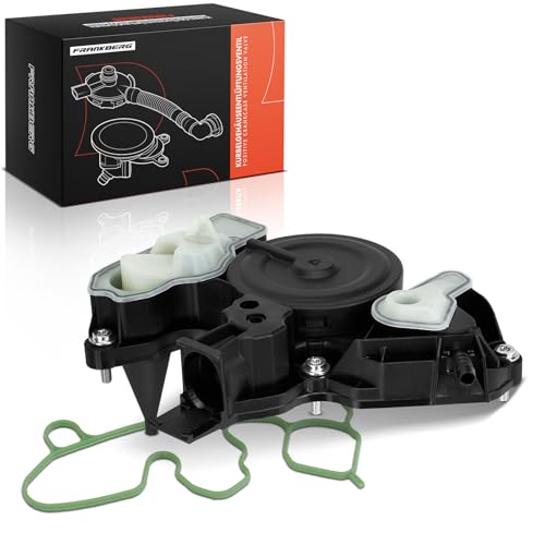 Frankberg Ölabscheider mit Dichtung mit Schrauben Zylinderkopf Kompatibel mit Golf VII 5G1 BE1 BE2 BQ1 P.a.s.s.a.t 3G2 CB2 Polo 6C1 6R1 AE1 AW1 BZ1 Replace# 06K103495AS von Frankberg