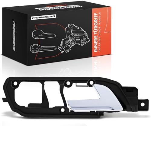 Frankberg Türgriff Türaußengriff Innen Vorne Rechts Verchromt Schwarz&Silber Kompatibel mit Polo Schrägheck 9A 9N Polo Stufenheck 9A2 9A4 9A6 9N2 Replace# 6Q0837174 von Frankberg