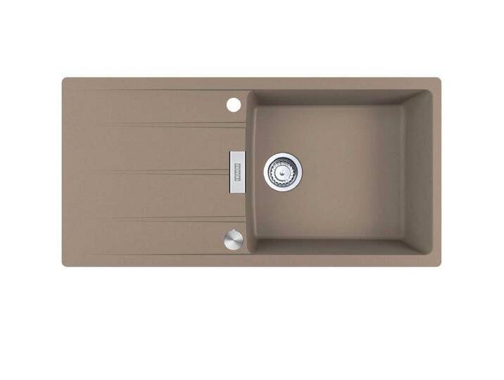 FRANKE Einbauspüle Maris Centro Einbauspüle CNG 611-100 Cashmere Drehknopf Edelstahl von Franke
