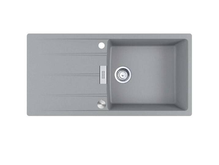 FRANKE Einbauspüle Maris Centro Einbauspüle CNG 611-100 Steingrau Drehknopf Edelstahl von Franke