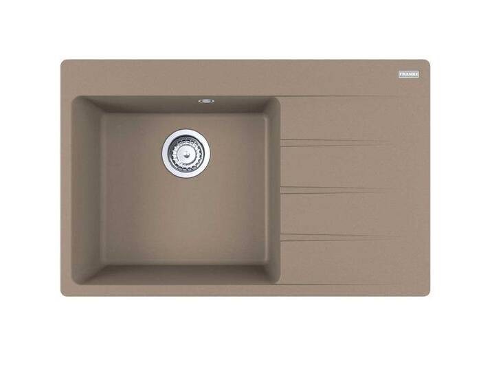 FRANKE Einbauspüle Maris Centro Einbauspüle CNG 611-78 A Cashmere Drehknopf Edelstahl von Franke