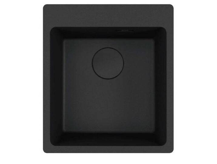 FRANKE Einbauspüle Maris Einbauspüle MRG 610-39 A Black Matt Drehknopf ab 45cm von Franke