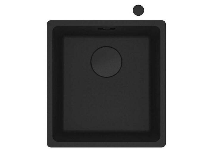 FRANKE Einbauspüle Maris Flächenbündig MRG 210-37 Black Matt Drehknopf ab 45cm von Franke