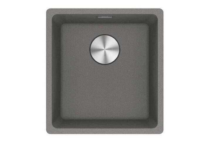FRANKE Einbauspüle Maris Unterbau MRG 110-37 Steingrau Druckknopf Edelstahl ab 45cm von Franke