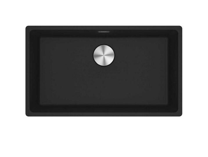 FRANKE Einbauspüle Maris Unterbau MRG 110-72 Black Matt Druckknopf ab 80cm von Franke