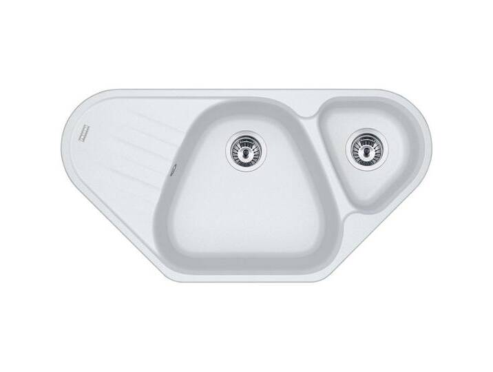 FRANKE Einbauspüle Smart Antea Einbauspüle AZG 661-96 E Glacier Drehknopf Chrom ab 80cm von Franke