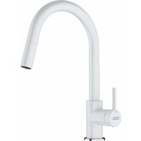 Lina - Spültischarmatur fc 6051.094 mit ausziehbarem Endstück, Eisweiß 115.0626.081 - Franke von Franke