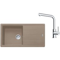 Franke - Sets - Küchenset G264KA, Fragranitspüle bfg 611 und Armatur fs 3230.031, Kaschmir/Chrom 114.0700.739 von Franke