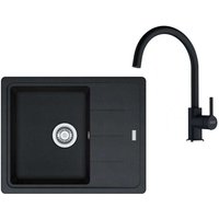 Franke Sets - Küchenset G278O, Fragranitspüle BFG 611-62 und Armatur FC 6018.071, Onyx 114.0700.802 von Franke