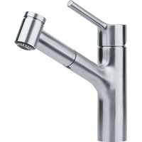 Franke - Taros Neo - Spültischarmatur fc 6386.501 mit ausziehbarer Brause, Edelstahl 115.0596.386 von Franke