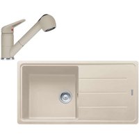 Franke - Sets - Küchenset G138, Fragnitspüle bfg 611 und Spültischarmatur fc 9547.424, Sahara 114.0510.596 von Franke