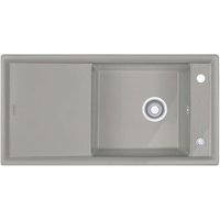 Franke - Spüle Keramik Grau 1000x510mm Siebkorb als Druckknopfventil mit Abtropffläche reversibel Perlgrau Matt Ambion abk 611-100 Franke - Spüle Keramik Grau 1000x510mm Siebkorb als Druckknopfventil mit Abtropffläche reversibel Perlgrau Matt Ambion abk 611-100 von Franke