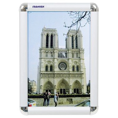 Bilderwechselrahmen BS0701 24x32,7x1,2cm DIN A4 Aluminium silber von Franken