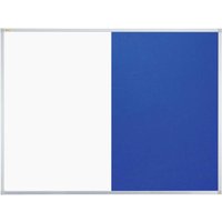 FRANKEN Kombitafeln Franken Kombitafel blau 60x45 60,0 x 45,0 cm Filz/Whiteboard Blau von Franken