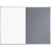 FRANKEN Kombitafeln Franken Kombitafel grau 90x60 90,0 x 60,0 cm Filz/Whiteboard Grau von Franken