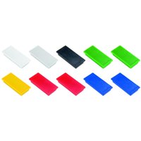 FRANKEN Magnet 2,3 x 5,0 je 2x rot, grün, blau und je 1x gelb, weiß, schwarz, grau von Franken