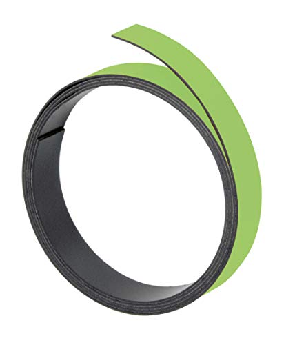 Franken GmbH M805 19 - Magnetband, 100 cm x 20 mm, Stärke: 1 mm, hellgrün von Franken