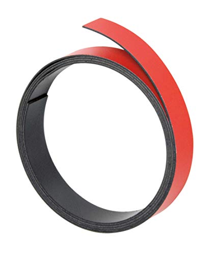 Franken GmbH M805-01 -Magnetband, 100 cm x 20 mm, Stärke: 1 mm rot von Franken