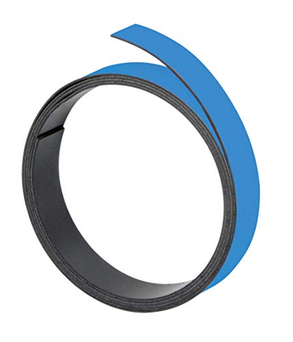Franken GmbH M805 18 - Magnetband, 100 cm x 20 mm, Stärke: 1 mm, hellblau von Franken