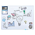 Franken Premiumline Magnetisches Whiteboard Emaille Wandmontierbar 150 x 100 cm von Franken