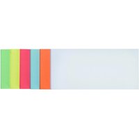 FRANKEN Moderationskarten 9,5 x 20,5 cm blau, grün, rot, orange, gelb, weiß von Franken