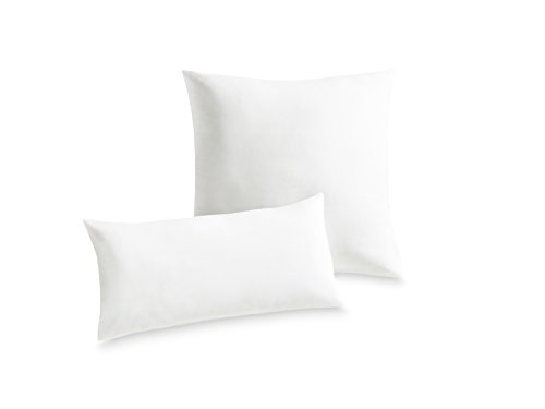 Frankenstolz Schlaf-Gut Utah Kissen gesteppt, Polyester/Baumwolle, Weiß, 80x80, 2 von Frankenstolz