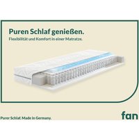 f.a.n. 7-Zonen-Taschenfederkern-Matratze Aman 080x200, H2 von Frankenstolz