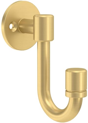 Franklin Brass B47246K-117-C Stange 3-5/8 Zoll Einzelne Wandhaken in modernem Gold (4er-Pack) von Franklin Brass