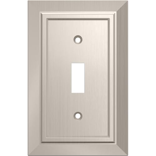 Franklin Messing Classic Architektur Kippschalter-/Switch Plate/Bezug, Single Single Satin/Nickelfarben Franklin Messing Classic Architektur Kippschalter-/Switch Plate/Bezug, Single Single Satin/Nickelfarben von Franklin Brass