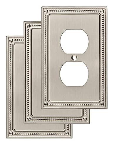 Franklin Messing Classic Perlen Duplex-/Switch Plate/Bezug, Single Franklin Messing Classic Perlen Duplex-/Switch Plate/Bezug, Single von Franklin Brass