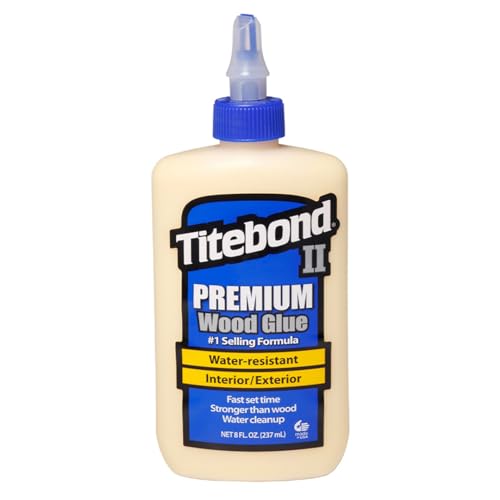 Titebond 5003 II Premium Holzleim, wasserfester Holzkleber für den Profigebrauch, Größe: 237 ml, 1 Stück, 500-3 Titebond 5003 II Premium Holzleim, wasserfester Holzkleber für den Profigebrauch, Größe: 237 ml, 1 Stück, 500-3 von Titebond
