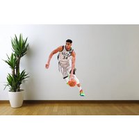 Giannis Antetokounmpo Milwaukee Bucks Fathead Malerei Stil Wandtattoo Aufkleber von FranksDigitalPrints