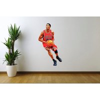 Scottie Pippen Chicago Bulls Painting Fathead Style Wandtattoo Aufkleber von FranksDigitalPrints