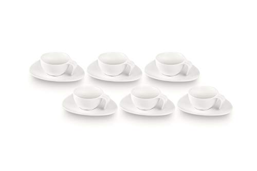 OVUM - Espressotassen aus Porzellan, 6-teiliges Set von Franquihogar