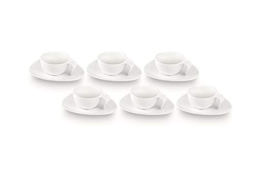 Franquihogar Ovum - Espressotassen aus Porzellan, 6-teiliges Set von Franquihogar