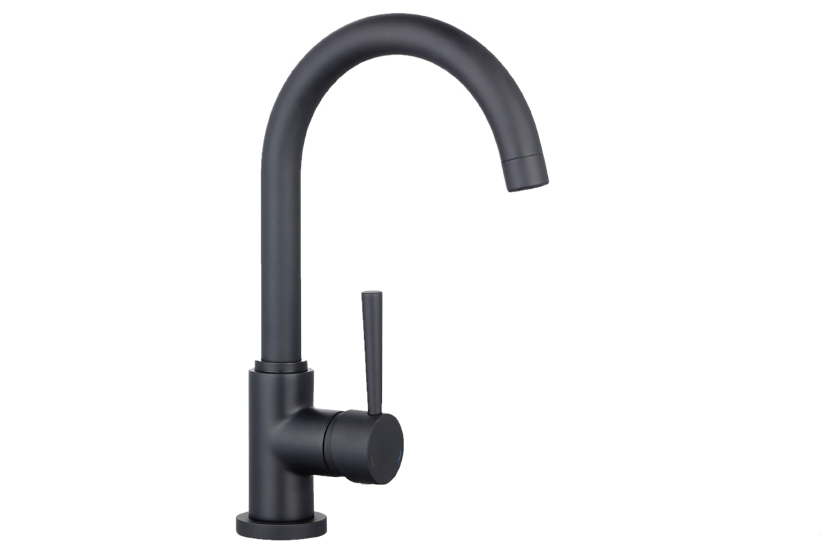 Design-Spültischarmatur CORNWALL, Schwarz matt von Franz Joseph Schütte GmbH